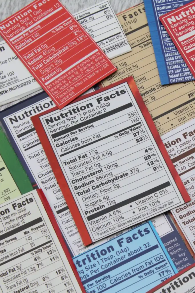 como leer etiqueta nutricional diabetes 2